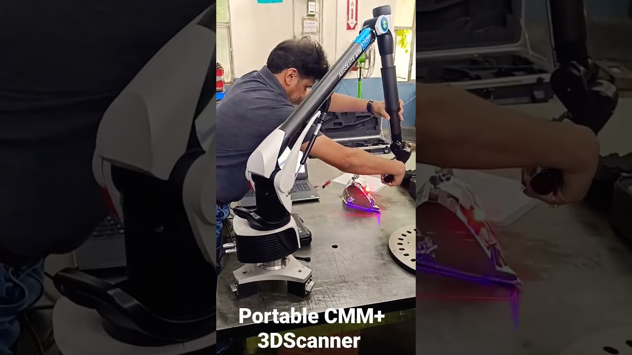 Hexagon Portable CMM+3D Scanner Machine letest technology with higher accuracy & 360 Degree Rotation