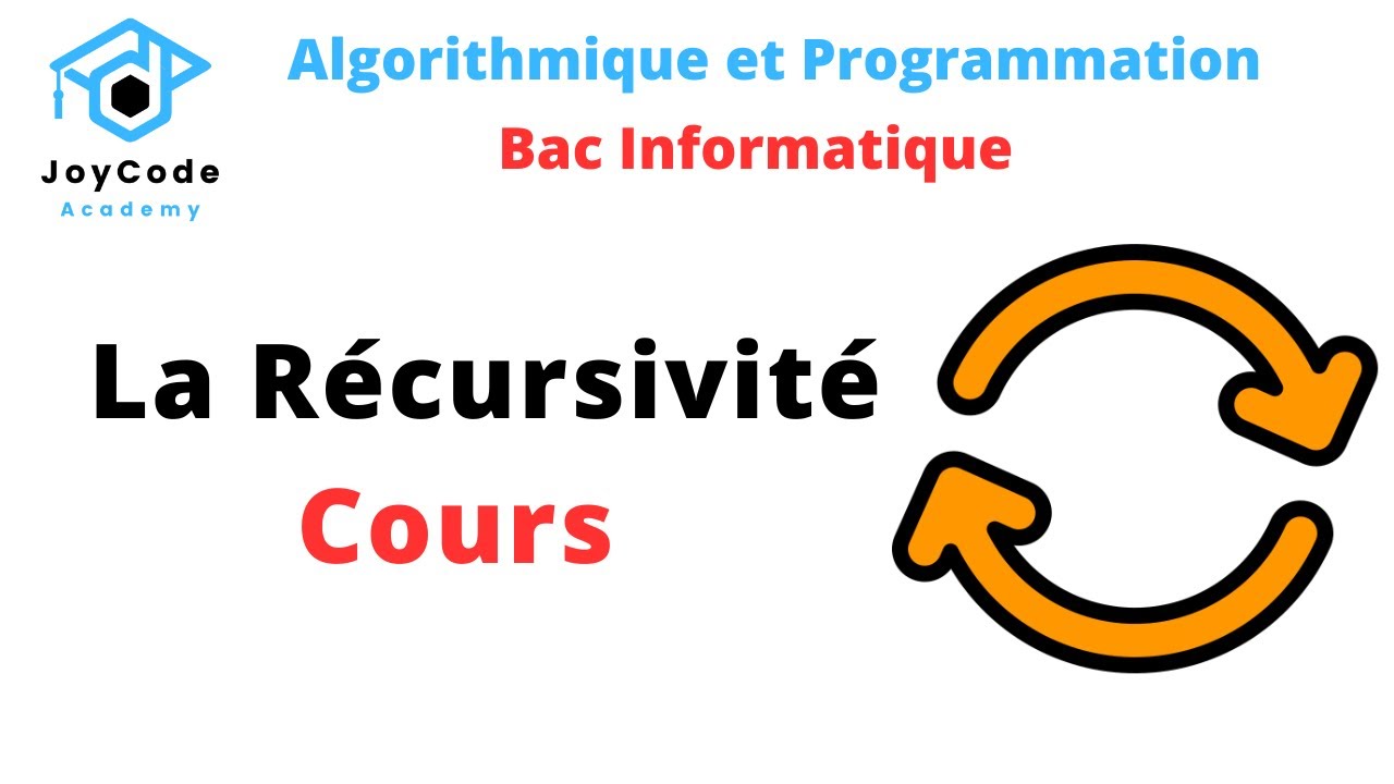 Bac informatique | La Récursivité - Cours  Algorithmique et Programmation