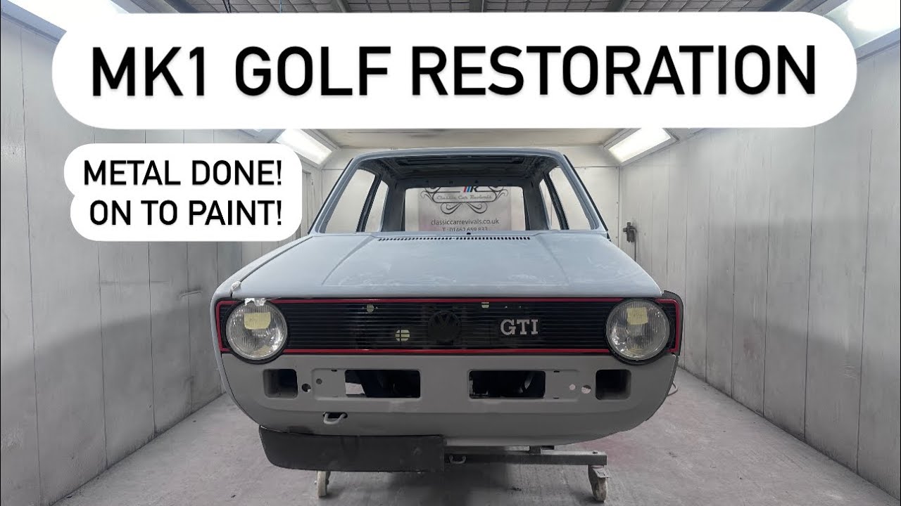 Mk1 Golf GTI FULL RESTORATION! Pt 4. Smashing through the resto with paint in sight!!