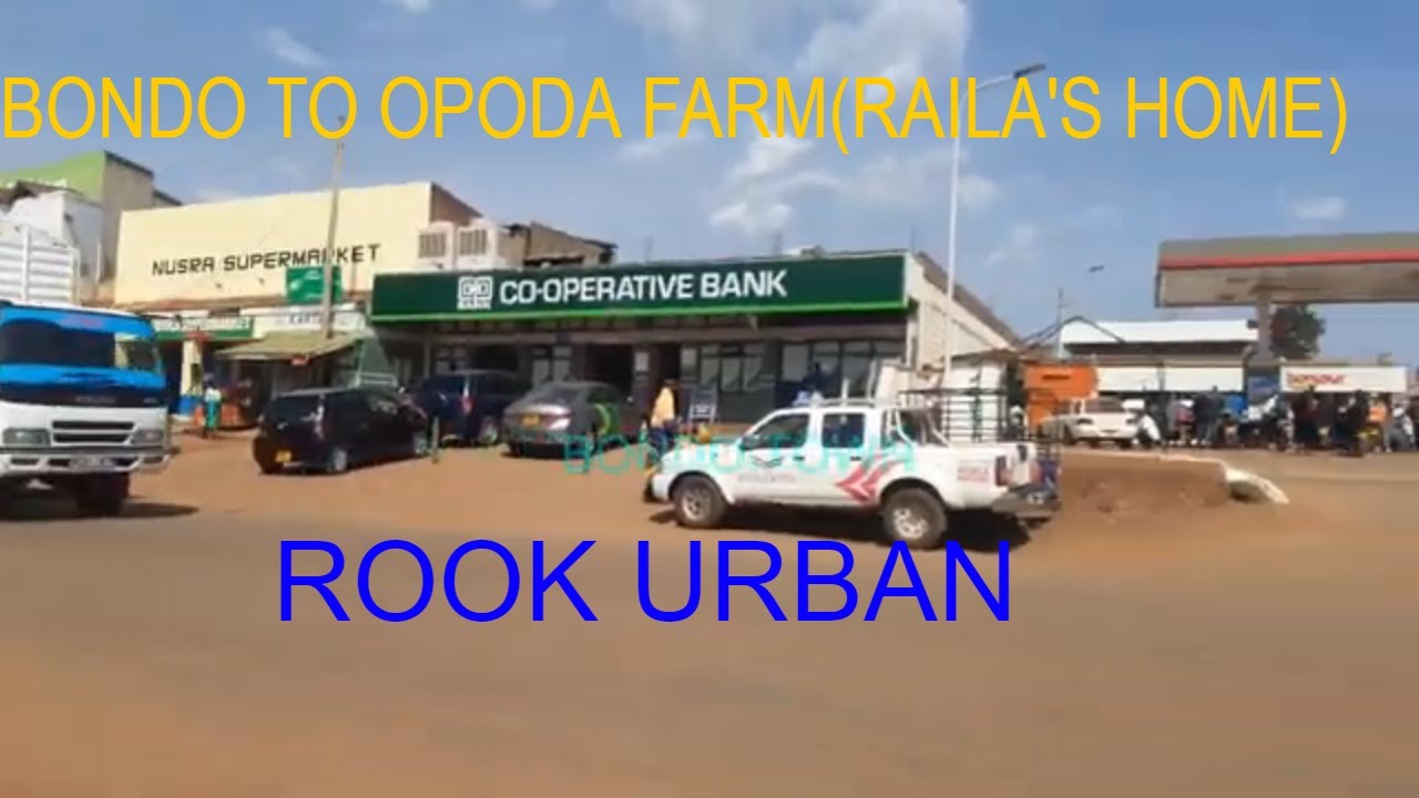 DIRECTION TO RAILA'S  HOME IN OPODA FARM AT BONDO TOWN//GREAT ROAD LEADING TO BABA'S COMPOUND//ROOK