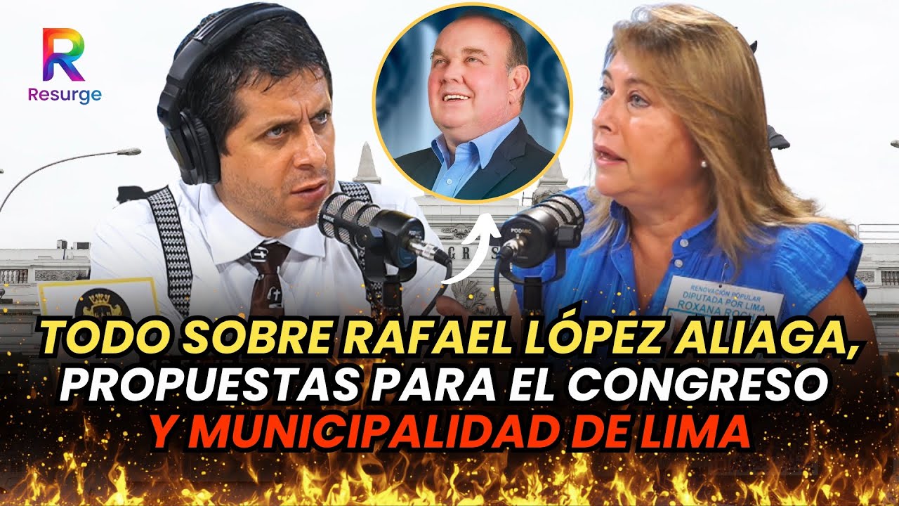 🔥 ¡BOMBA! Roxana Rocha: “López Aliaga debería tener 25% en intención de voto”