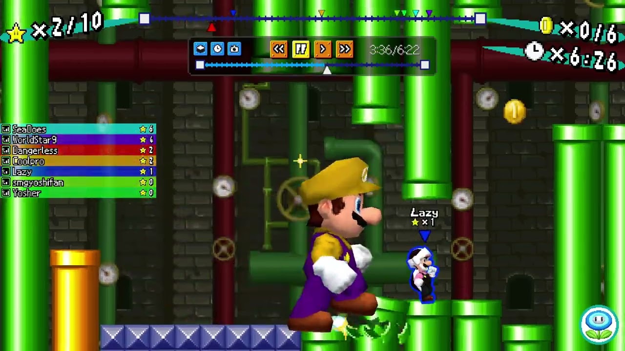 (LM:SS Community) NSMB Mario Vs Luigi Online - Pipes