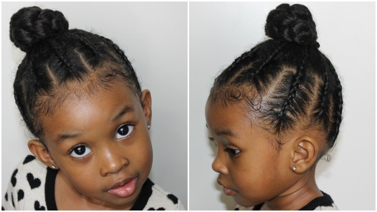Circle Part Day 2 👧 | Cute Hairstyles for Little Girls