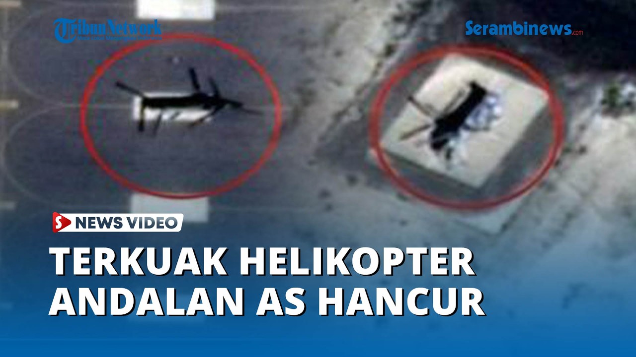 Citra Satelit Bongkar Serangan Iran di Kuwait, Helikopter Andalan AS Hancur di Dua Pangkalan
