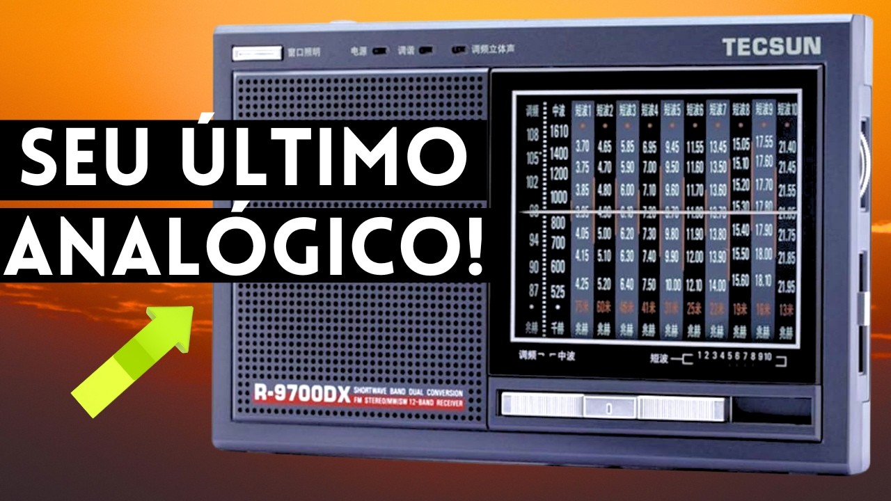 TECSUN R9700DX: Король ретро DX? Портативное радио старой школы!