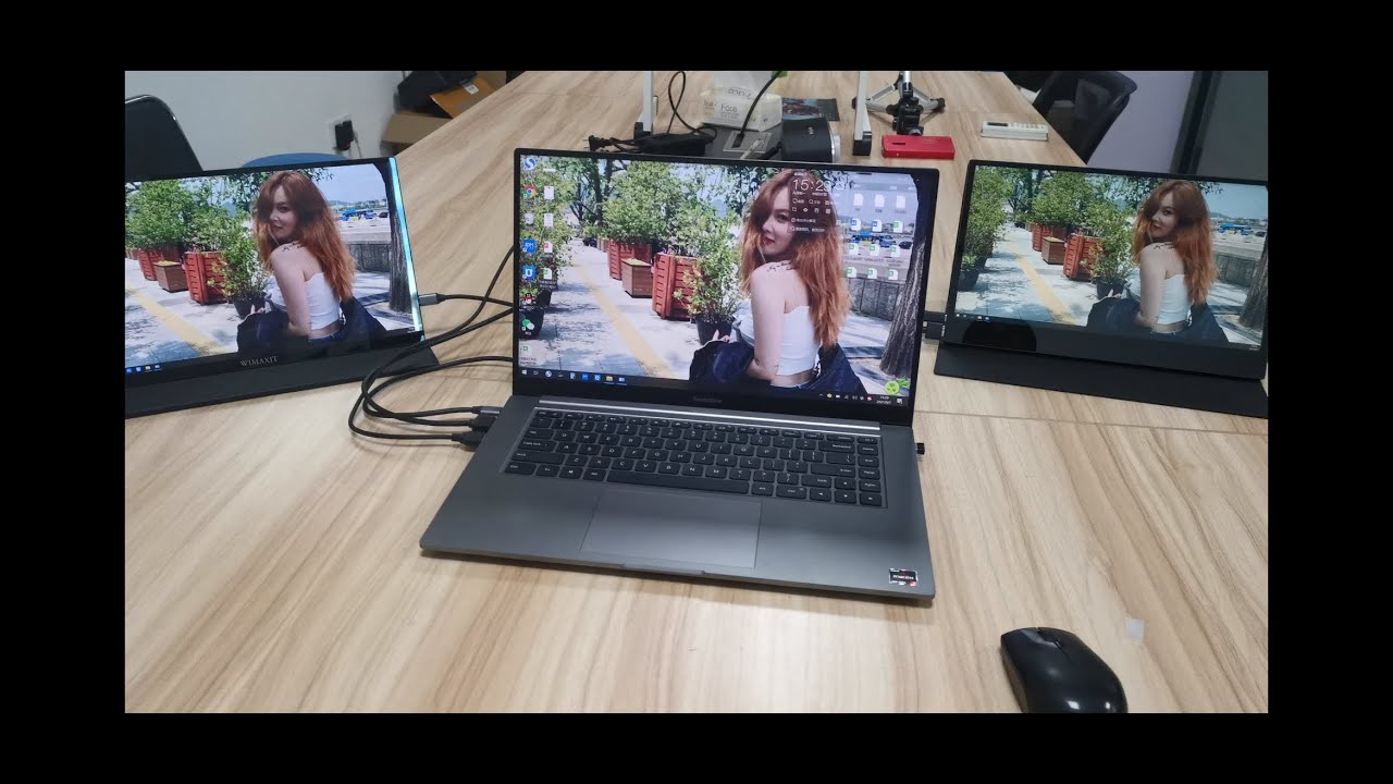 How to setup Dual Touch Monitor USB-C/HDMI with Windows PC Wimaxit Monitor