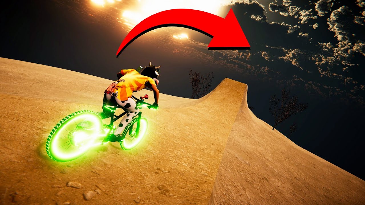 JUMPING THE COOLEST DIRT JUMPS! (Descenders)