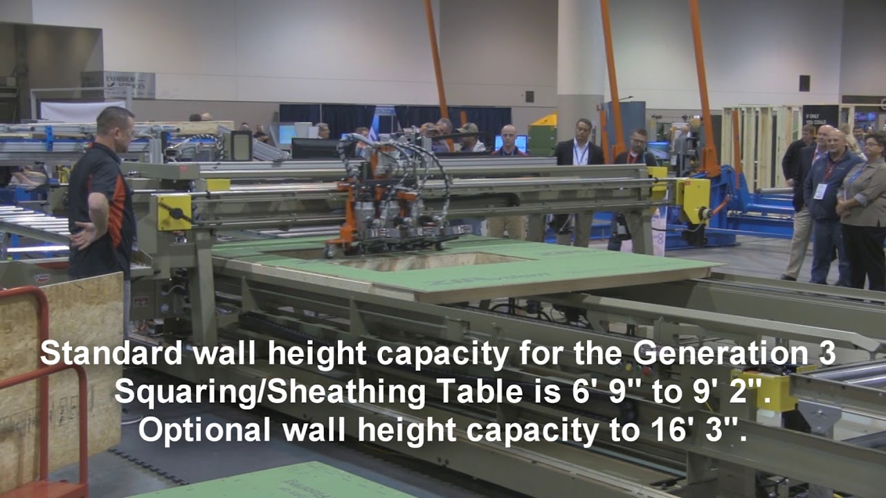 TRIAD MultiBridge: Trident, Router, & PlateFire on Gen 3 Squaring/Sheathing Table -  BCMC show