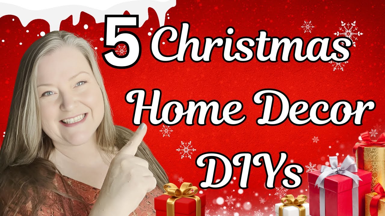 5 Quick & Easy Christmas Home Decor DIYs Beautiful Christmas Crafts to Decorate Your Home