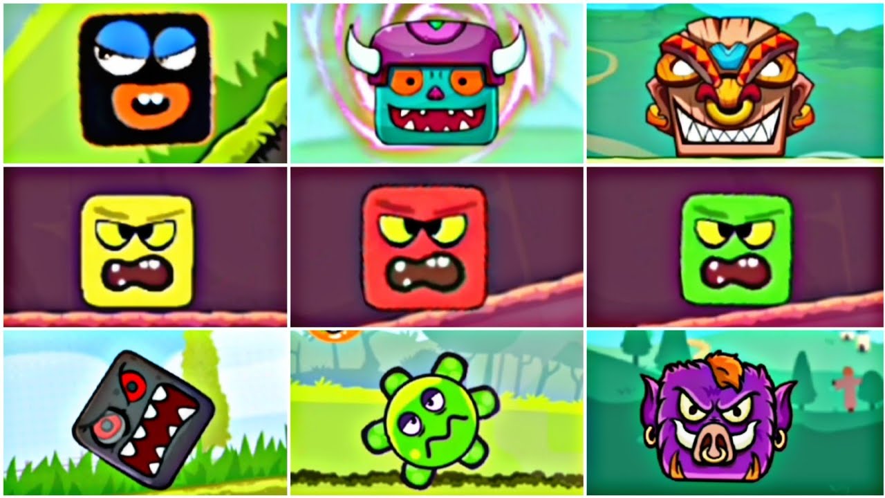 Ball Journey 6, Bossy Ball 4,Red ball 4, Plants Ball 5 - Fight All Bosses(fast Speed Gameplay)
