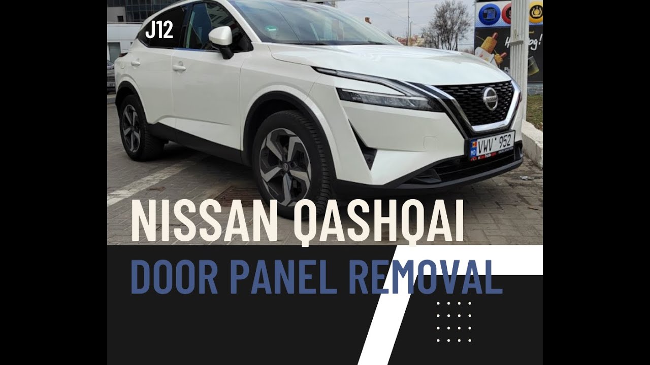 Nissan Qashqai J12 (G3) door panel removal // Снятие дверной панели Nissan Qashqai J12 (G3)