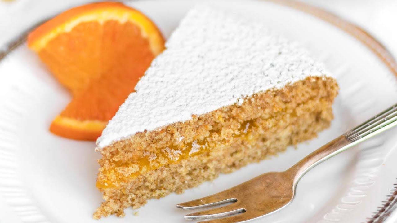 VEGAN ORANGE CURD CAKE - Soft and Delicious