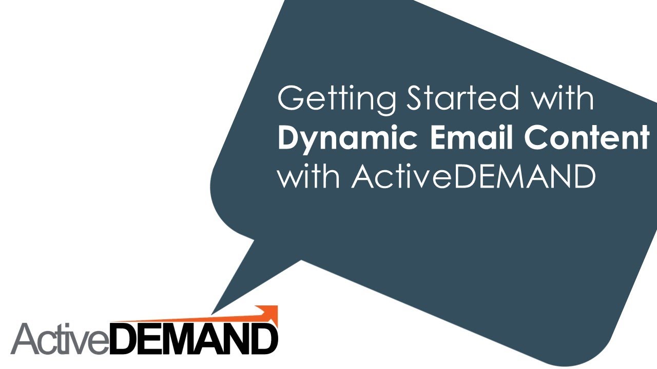 Using Dynamic Content in Marketing Emails