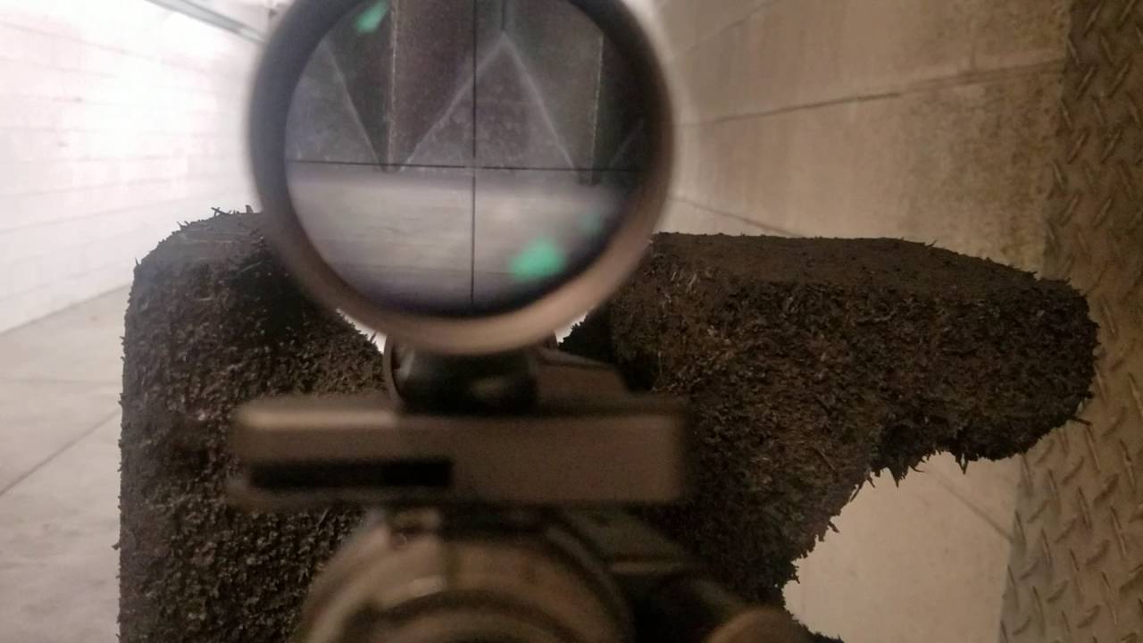 Through the leupold vx-1 scope 50 yards