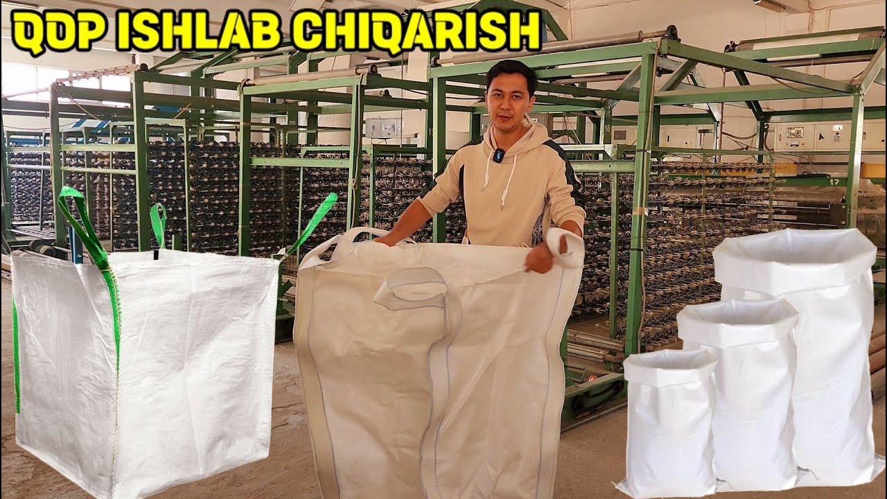 QOP ISHLAB CHIQARISH ZAVODI SOTILADI HAMMA QOB STANOKLARI BOR BIG-BEG VA UN QOPLARI