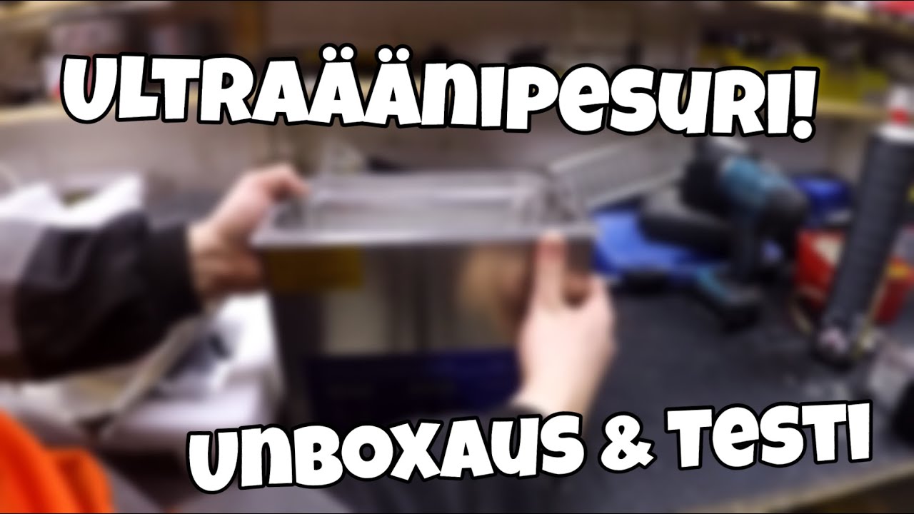Ultraäänipesuri! | Unboxaus & Testi