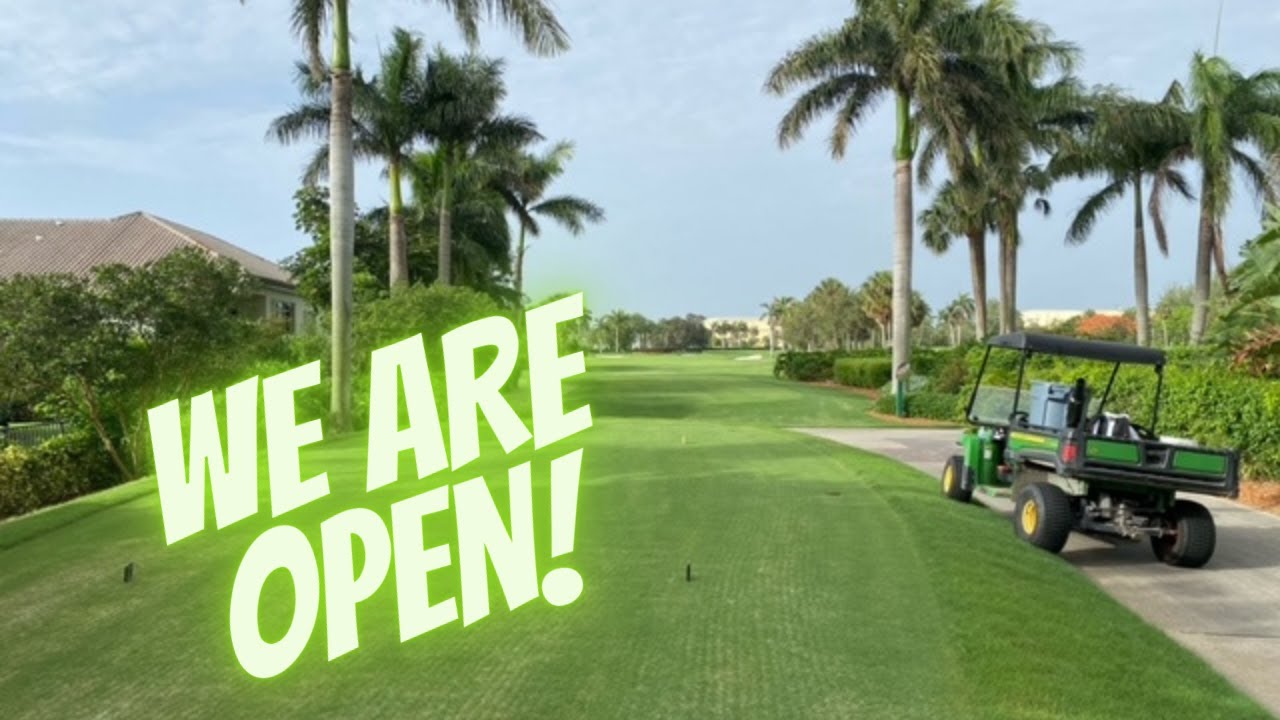 The Course Reopens | Verticutting & Aerating | Golf Course Maintenance | EP:32