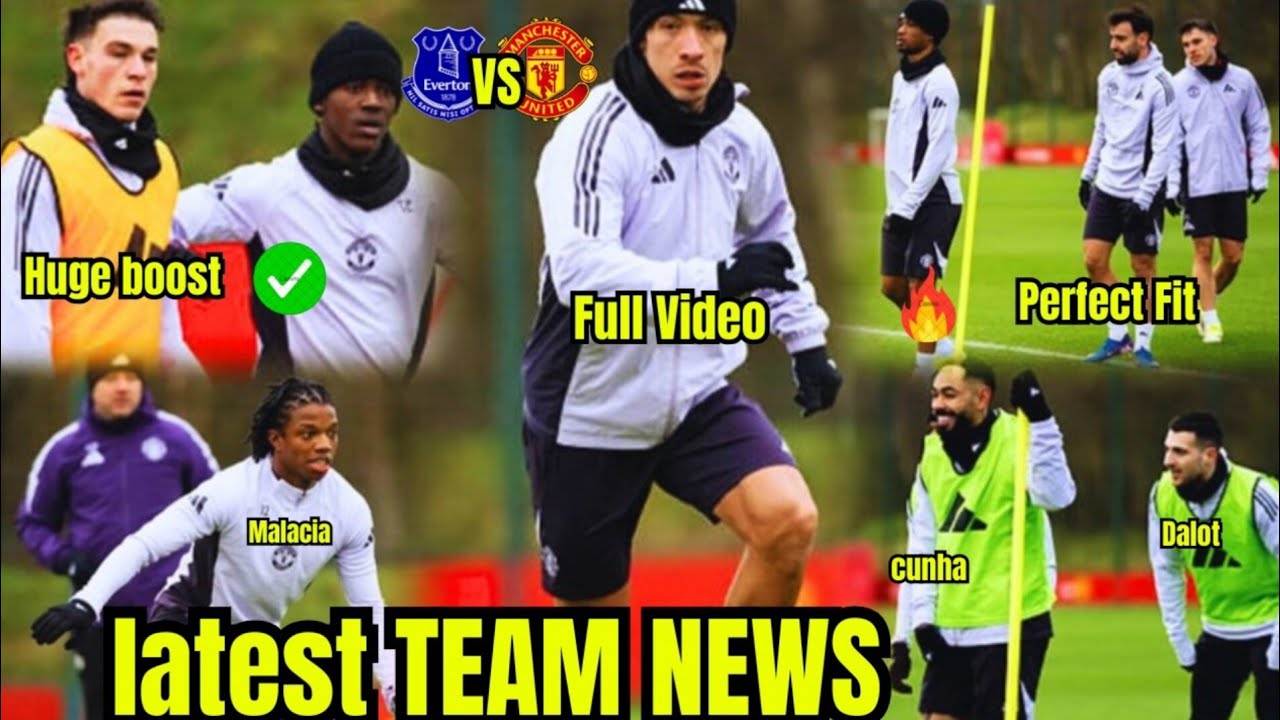 💥🇮🇸Manchester United Push Hard in Final Session as Bruno Faces Late Fitness Test🔥