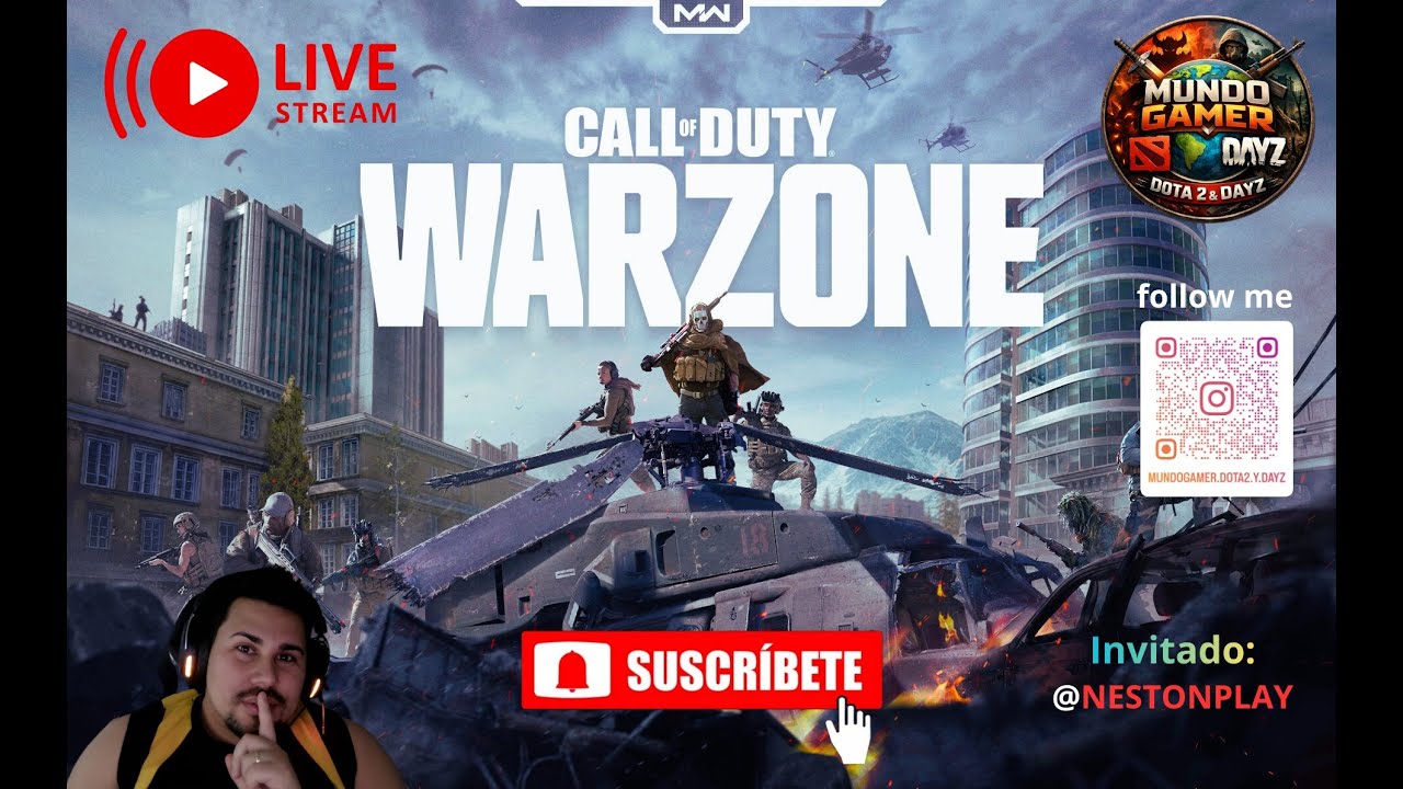 #callofdutywarzone  con  @NestonPlay  en Vivo