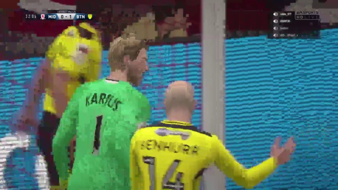 VFL Burton V VFL Boro