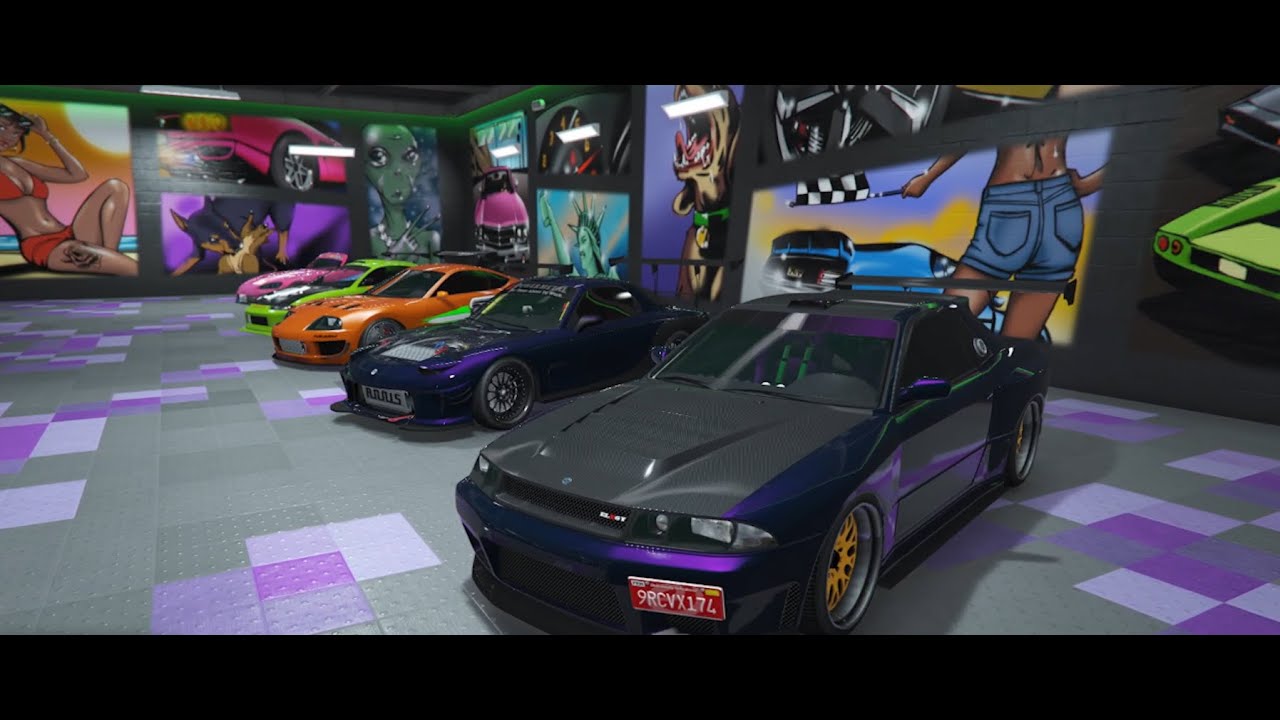“$20,000,000 JDM Car Collection in GTA 5  Ultimate Garage Tour”