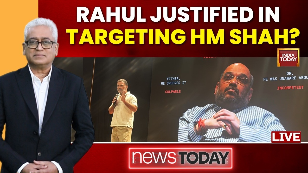 Rajdeep Sardesai LIVE: Rahul Gandhi Justified In Targeting HM Amit Shah? | P Chidambaram Exclusive