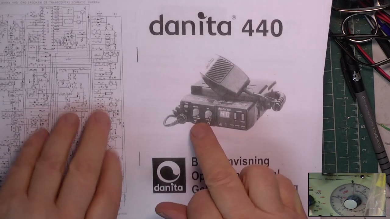 Danita 440 PR27GB CEPT FM CB radio -  service alignment