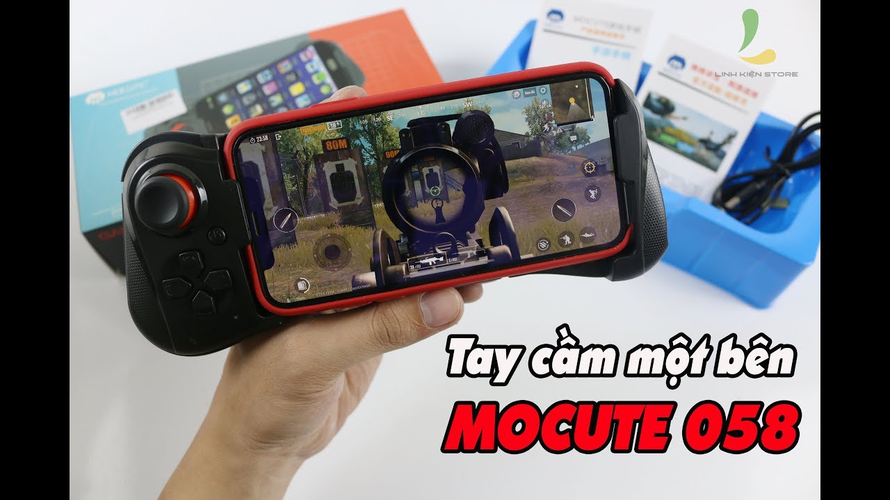Hướng dẫn nâng cấp tay cầm một bên Mocute 058 - Chơi mọi loại game trực tiếp từ Appstore IOS