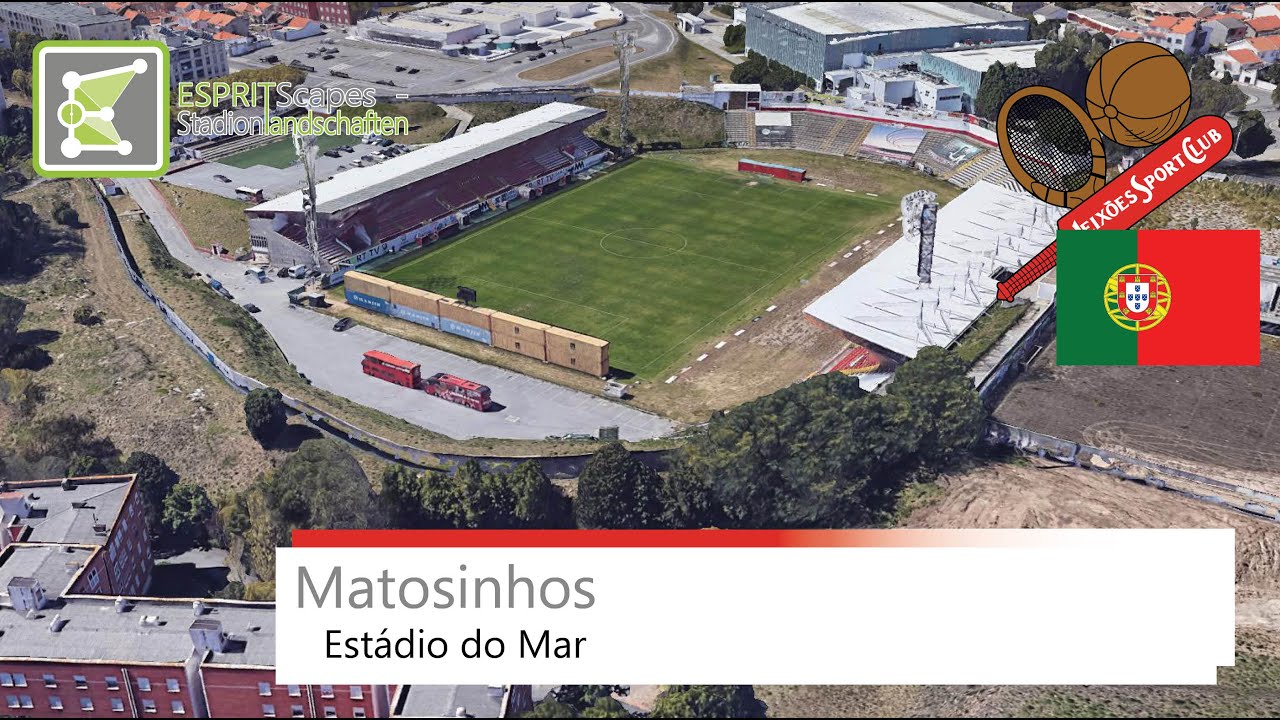Estádio do Mar | Leixões | Google Earth 360° Rotation