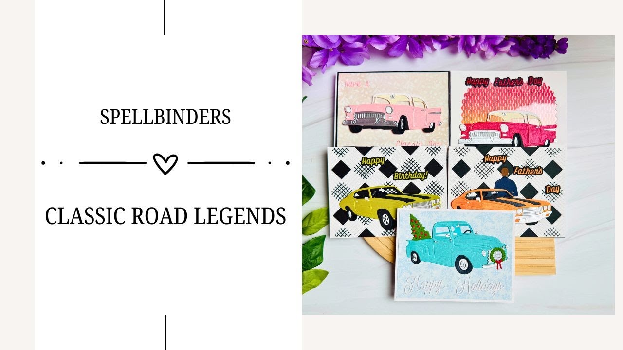 Classic Car Card Tutorial | Spellbinders Classic Road Legends