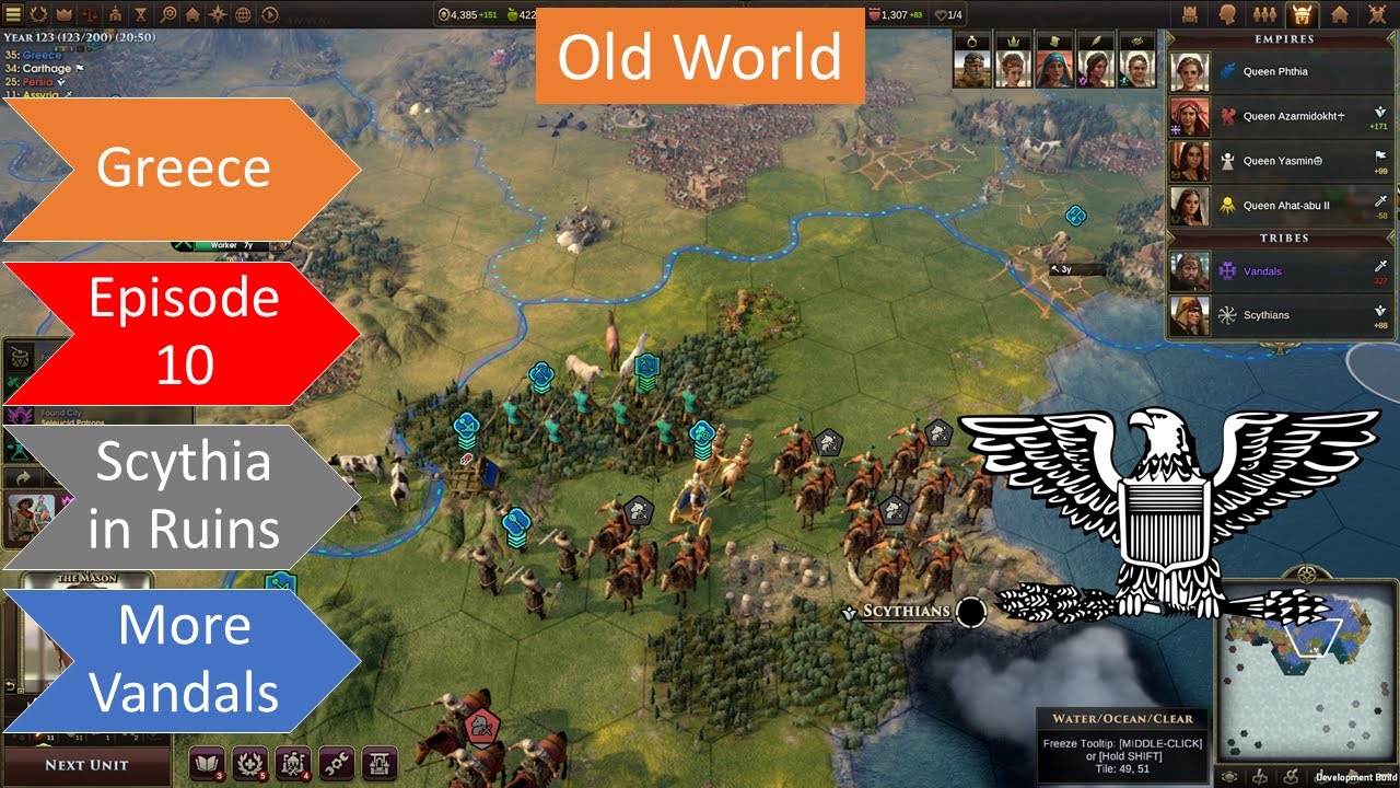 Let's Play Old World - Greece - Ep10 More Vandals