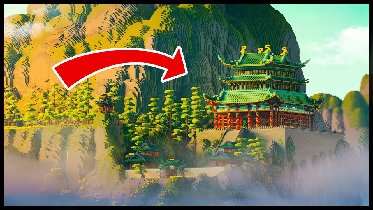 I Built Kung Fu Panda In Minecraft 