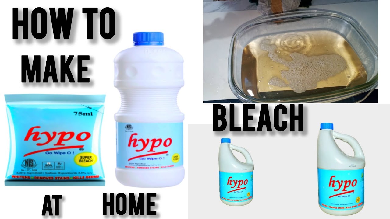 HOW TO MAKE BLEACH AT HOME IN 2024 WITH JUST 4 INGREDIENTS / BEGINNER'S FRIENDLY