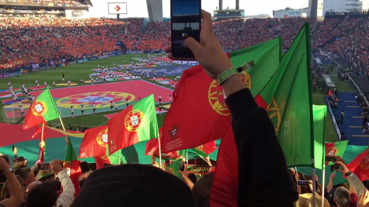 "A Portuguesa" Portugal National Anthem...UEFA Nations League ...Estadio do Dragao...