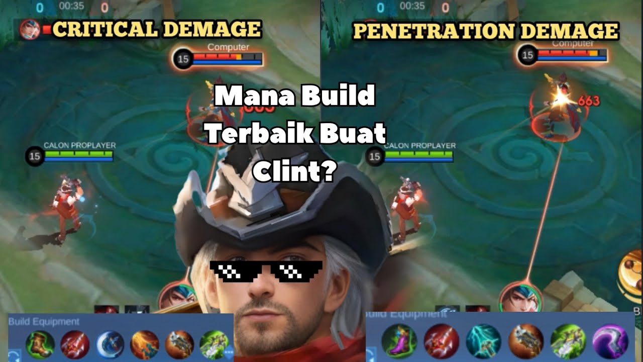 Critical Demage VS Penetration demage, Mana Build Clint Terbaik dan Tersakit ?