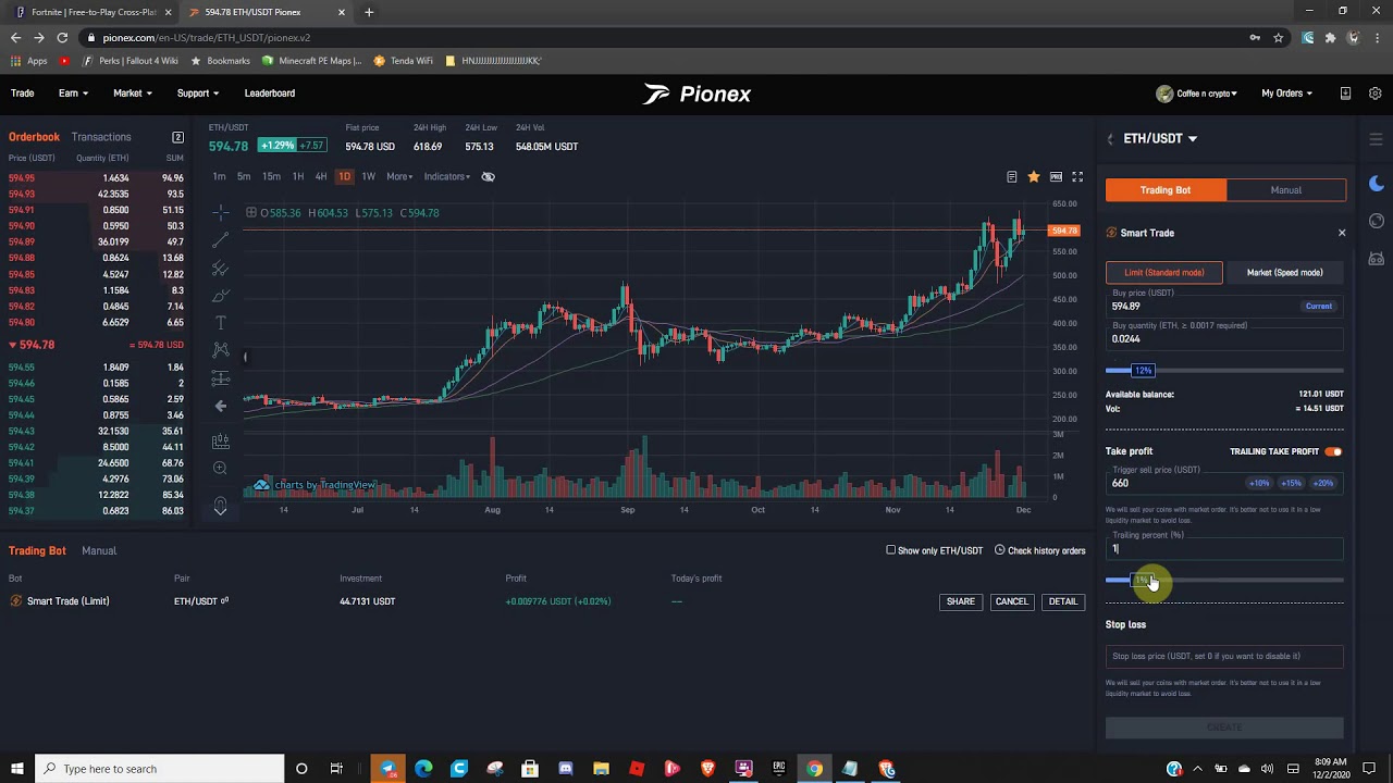 Smart trade bot on pionex unedited