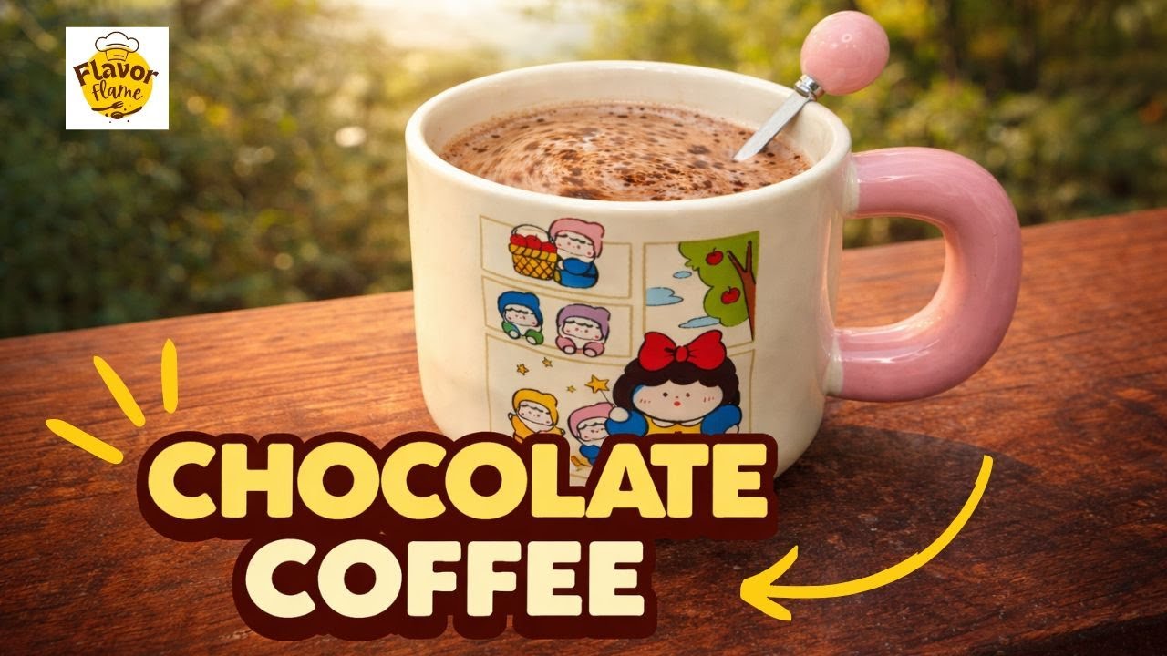 How to make chocolate coffee |chocolate coffee recipe| hot chocolate coffee recipe