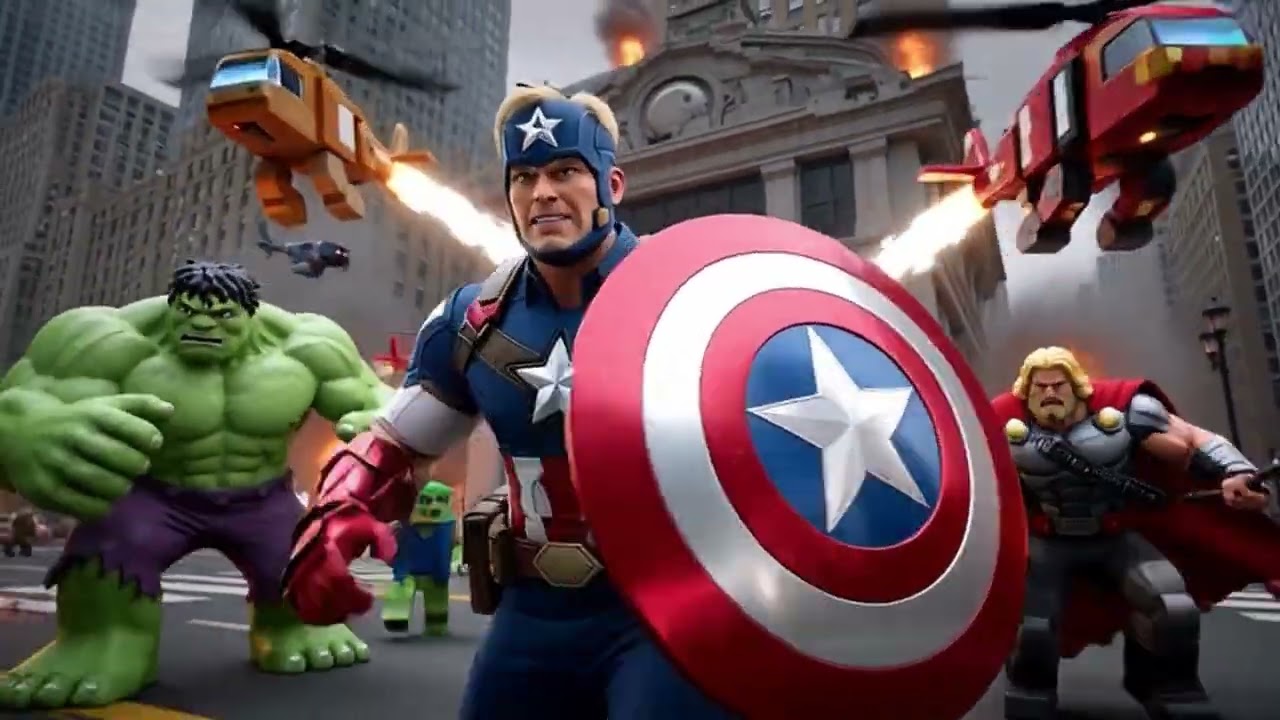 जब Minecraft Zombies ने किया Avengers HQ पर कब्जा! 😱