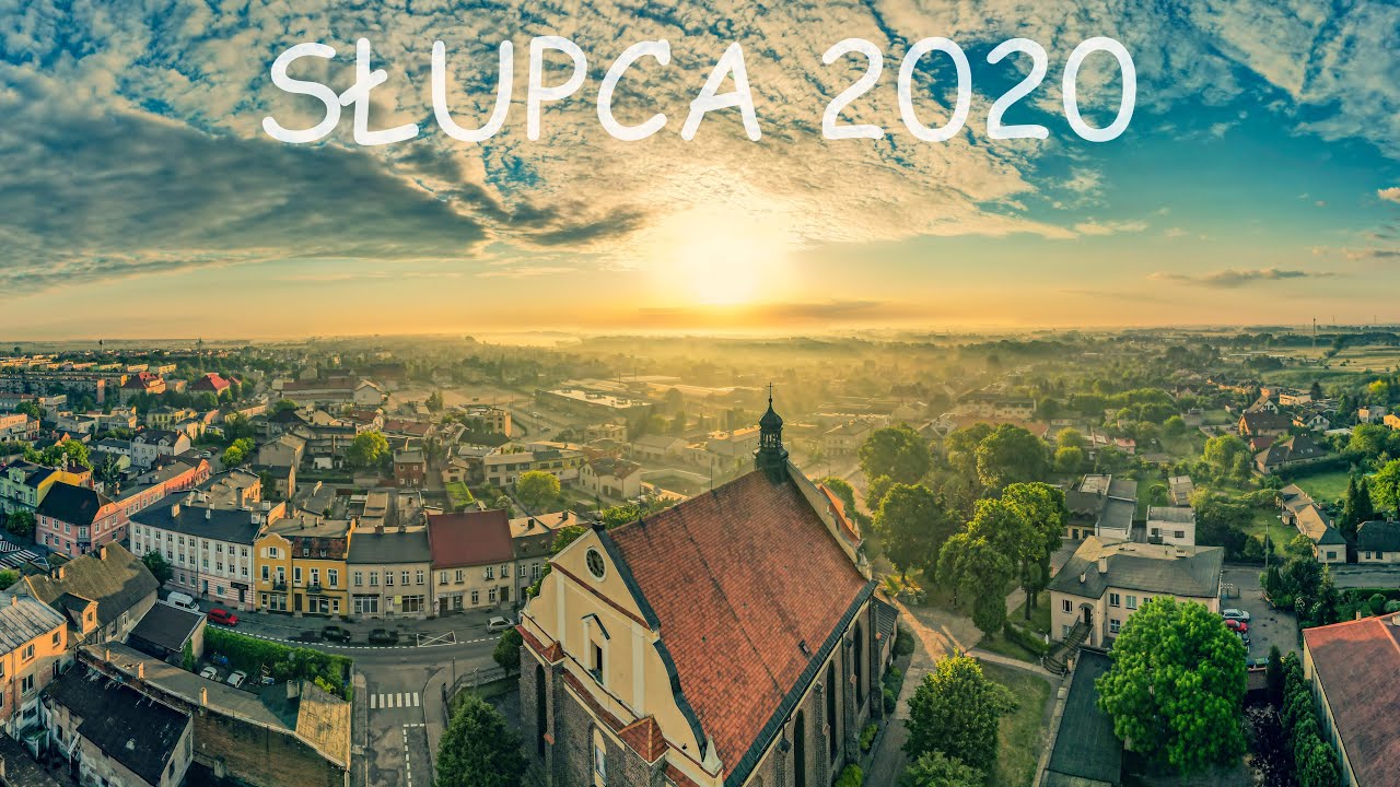 Słupca  2020 z lotu ptaka