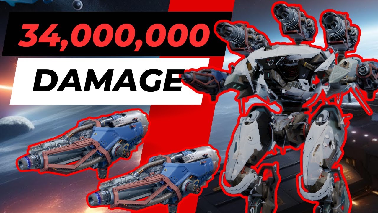 34 Million Damage INSANE BUILD!!! War Robots + Pyro Giveaway