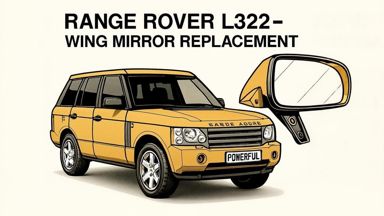 How to Change Wing Mirrors on Range Rover L322 /  Vogue