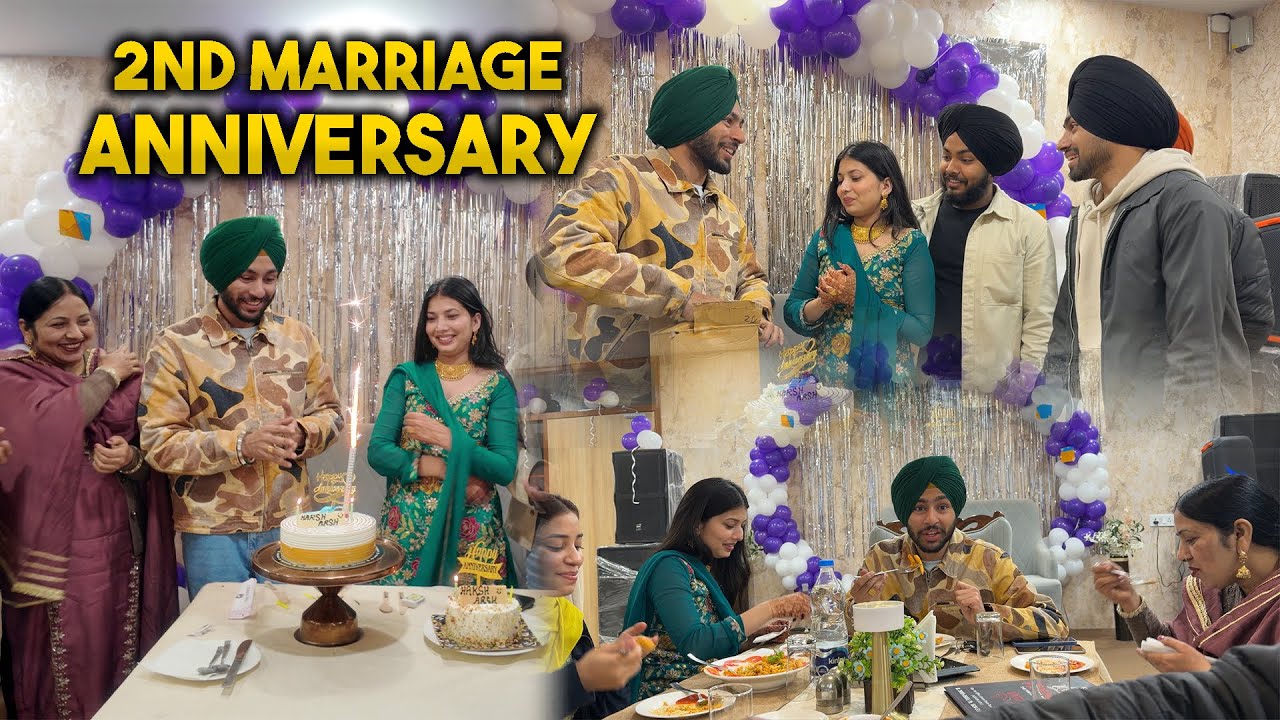 Our 2nd Marriage Anniversary Surprise😍 - So Many Gifts 🎁 Anniversary Celebration With Family&Friends