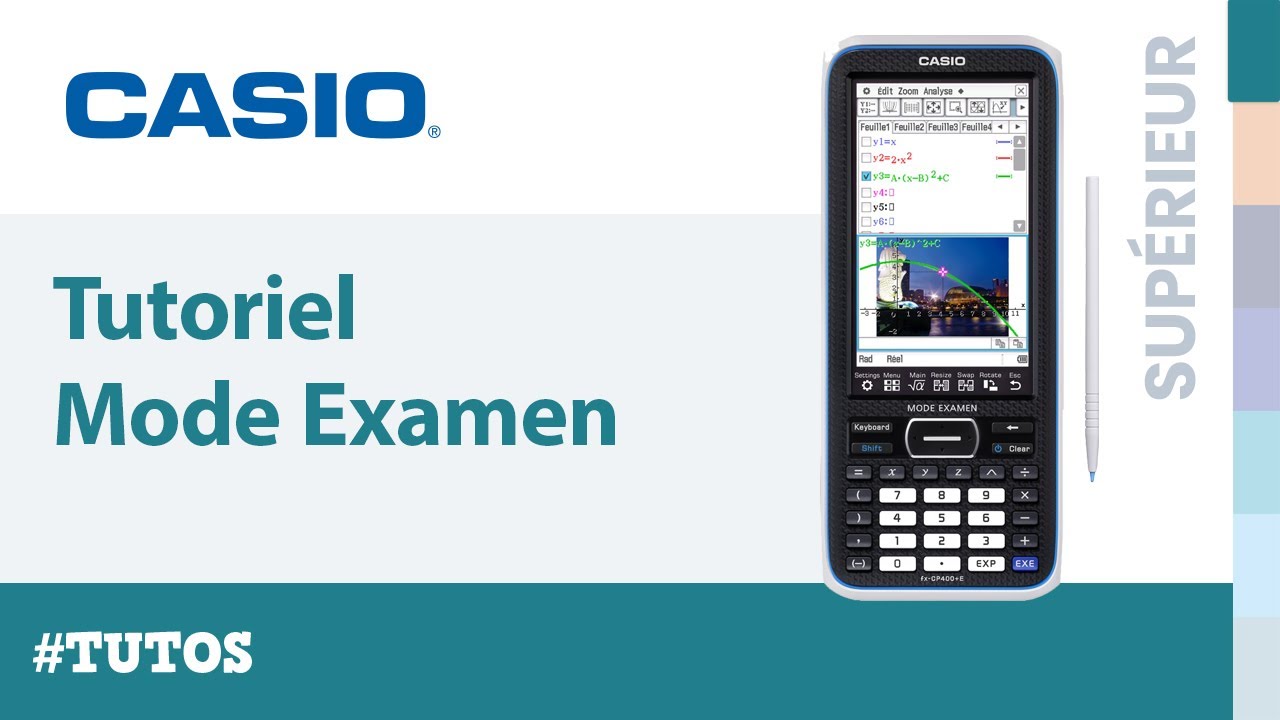 Mode Examen CASIO : calculatrice formelle fx-CP400+E - Tutoriel