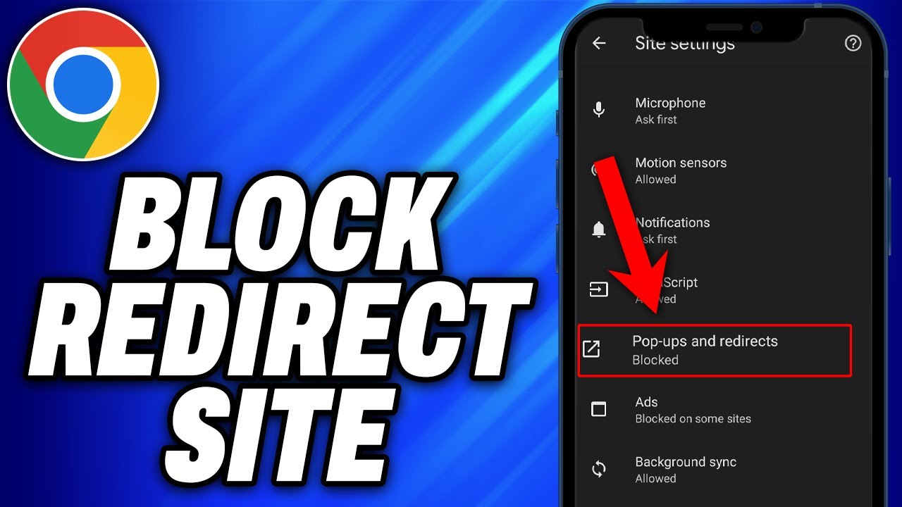 How To Block Redirect Site in Chrome Android - Easy Fix