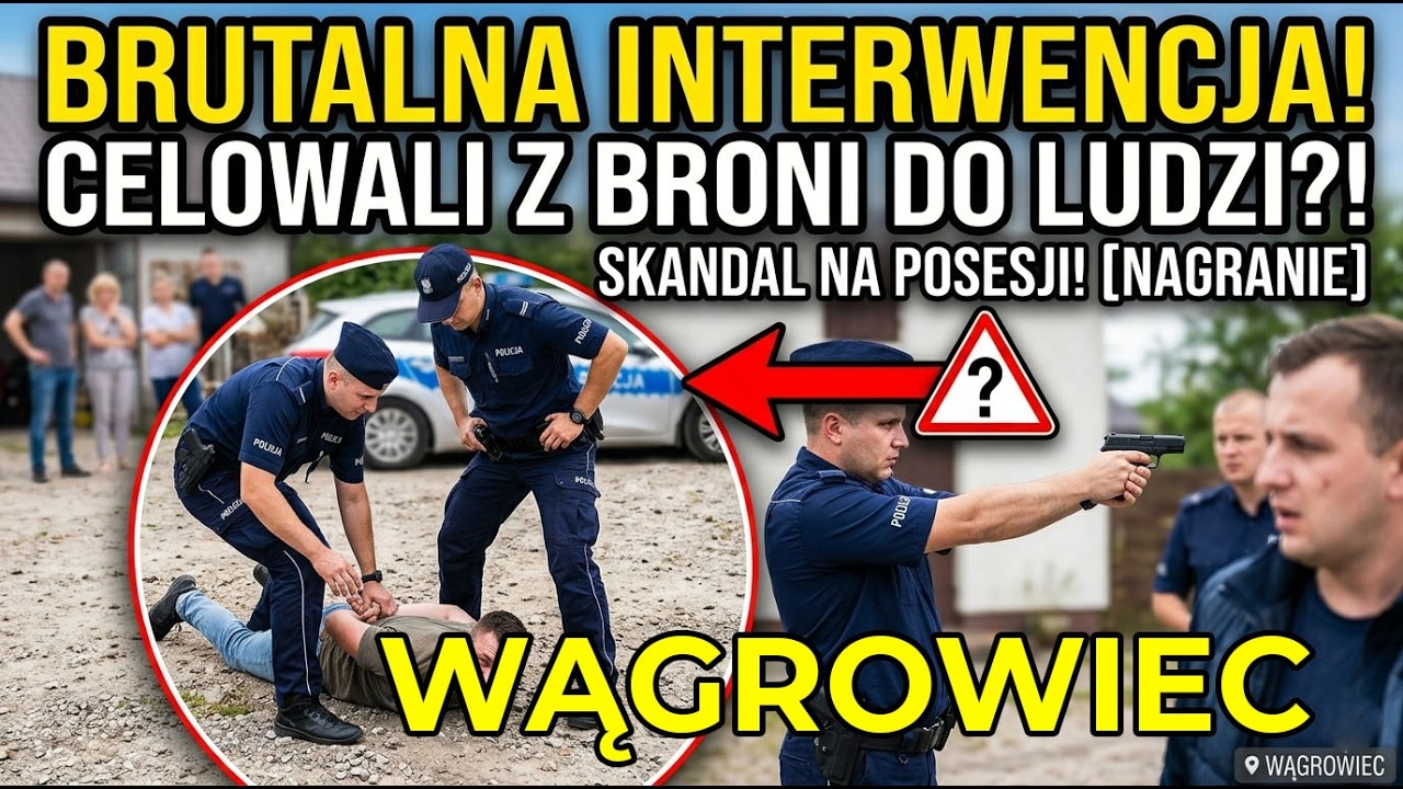 Policja bije mieszkańców Oleszna