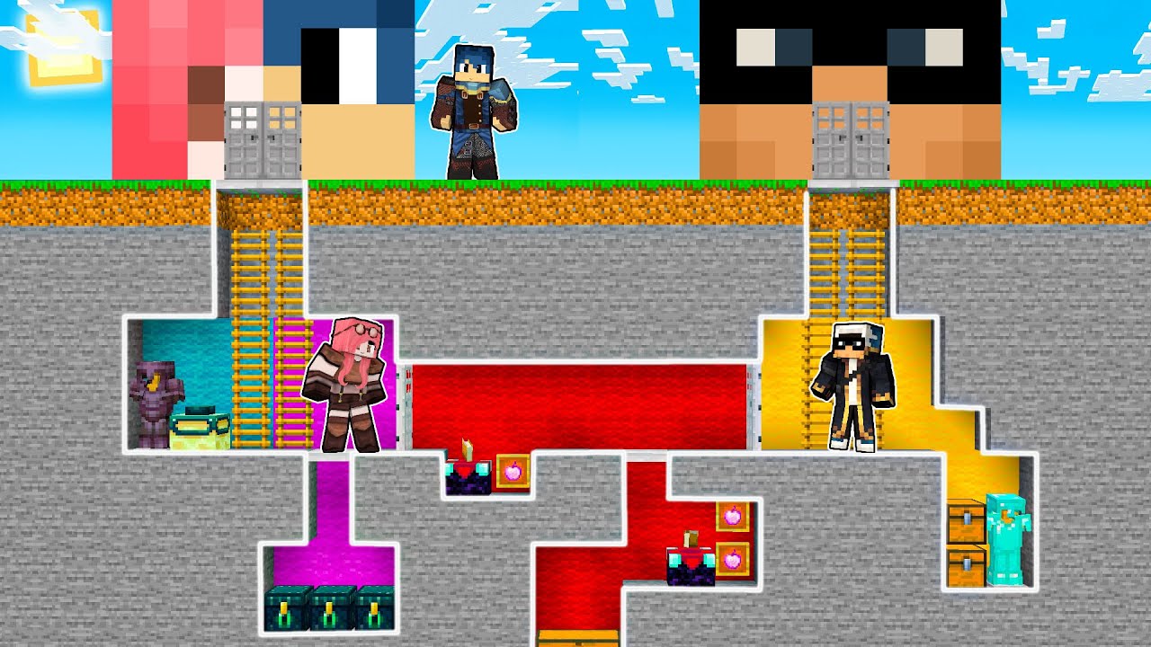 HO COSTRUITO IL TUNNEL SEGRETO TRA CASA di KENDAL e TPOC - Vita in Città 2 su Minecraft