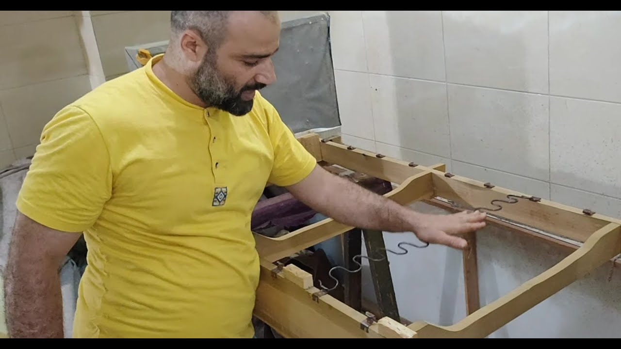 كيفية كسوة الزجزاج لقاعدة الكنبه الامريكان !!!!مع بعض الاسرار