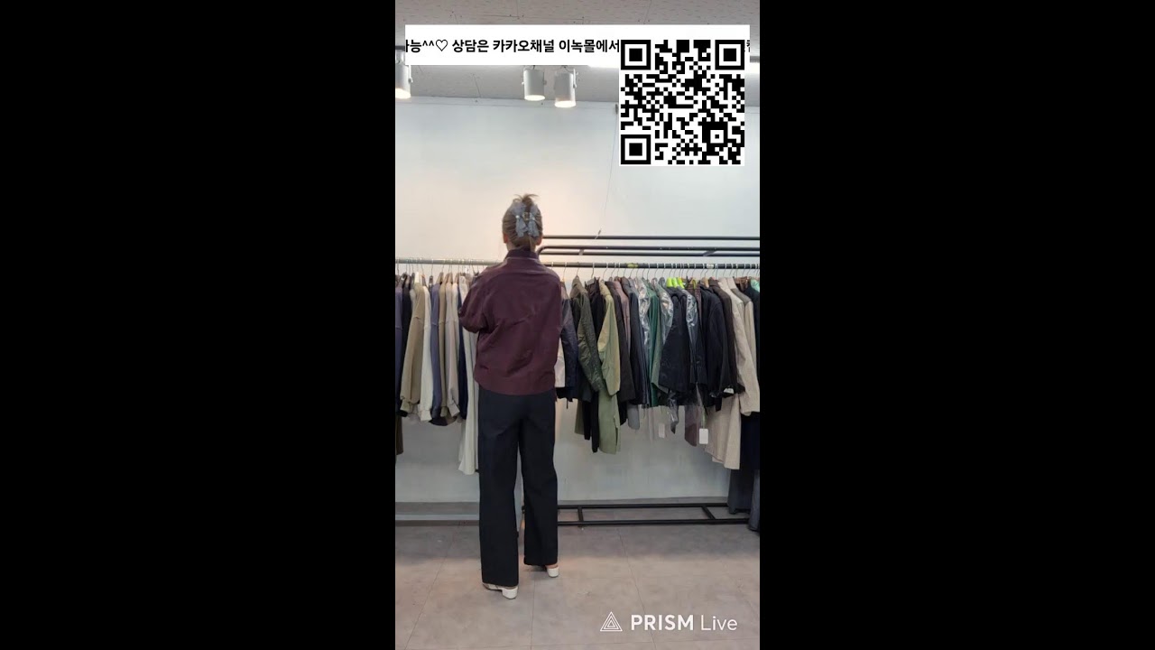 #여성의류라이브  #야상 #트렌치코트 #블라우스 #봄자켓 #이녹몰 #스카프