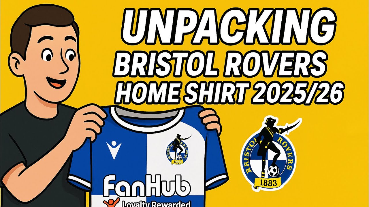 UNBOXING the New Bristol Rovers 2025/26 Home Shirt! 🔵⚪ 