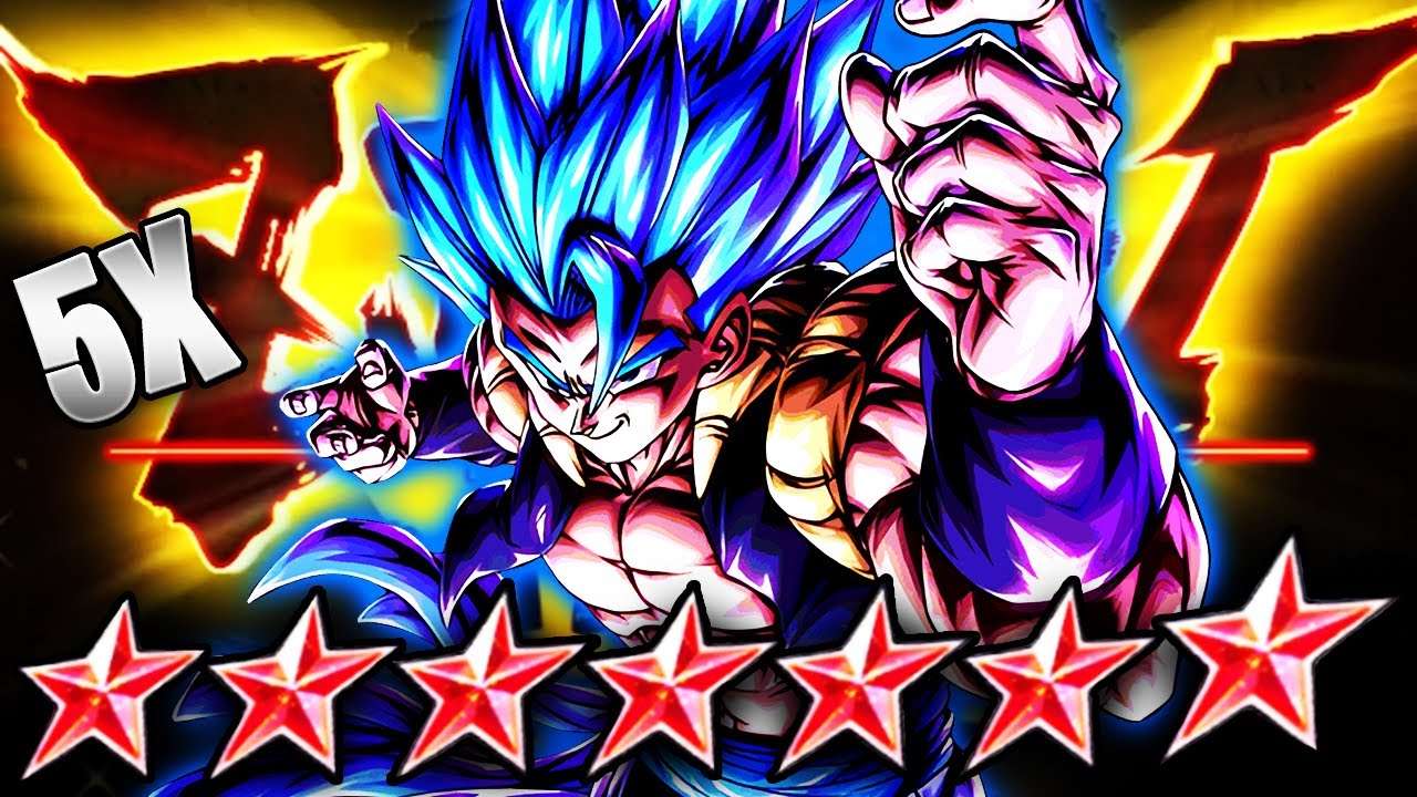 FULL POWER!! 5x ZENKAI BUFFED 14 STAR ULTRA GOGETA BLUE SHOWCASE! - Dragon Ball Legends